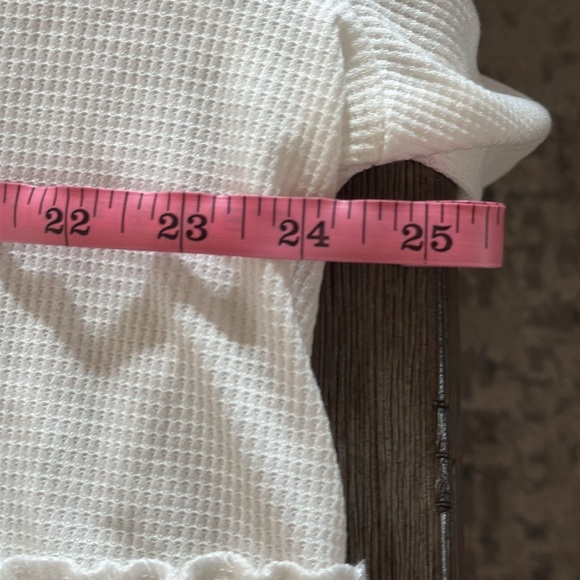 Torrid Knit V-Neck Lace Inset Long Sleeve Babydoll Pristine - Picture 11 of 12